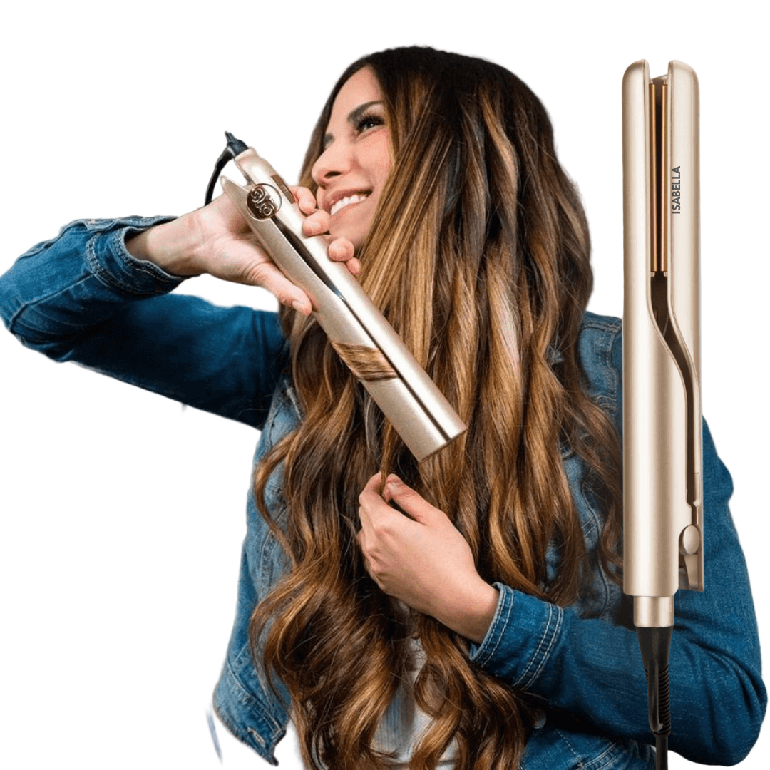 Vrouwen 2-in-1 Haarstyler voor Krullen en Steil Haar 0
