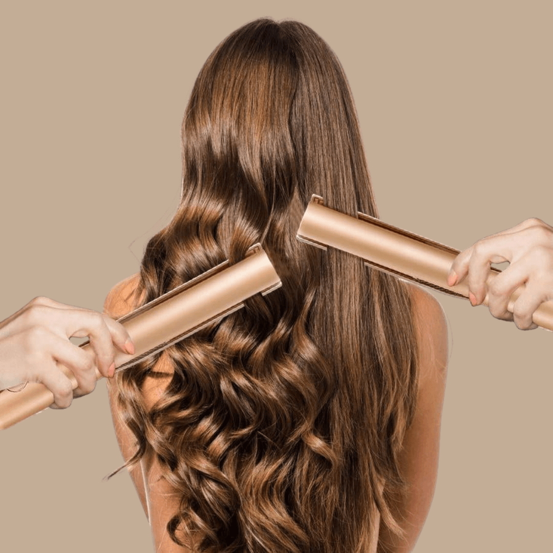 Vrouwen 2-in-1 Haarstyler voor Krullen en Steil Haar 2