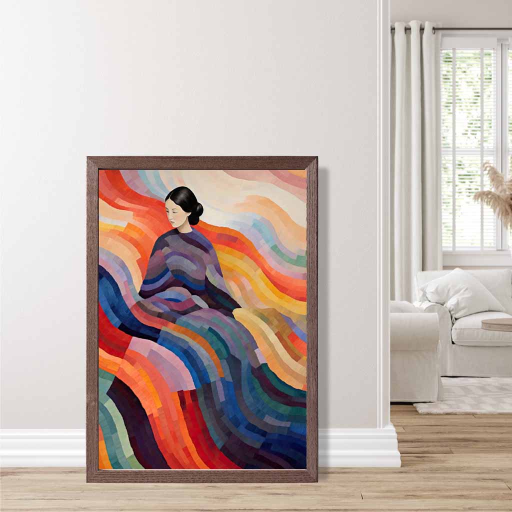 Vrouwen Abstract Surrealistisch Kunstwerk Print 5