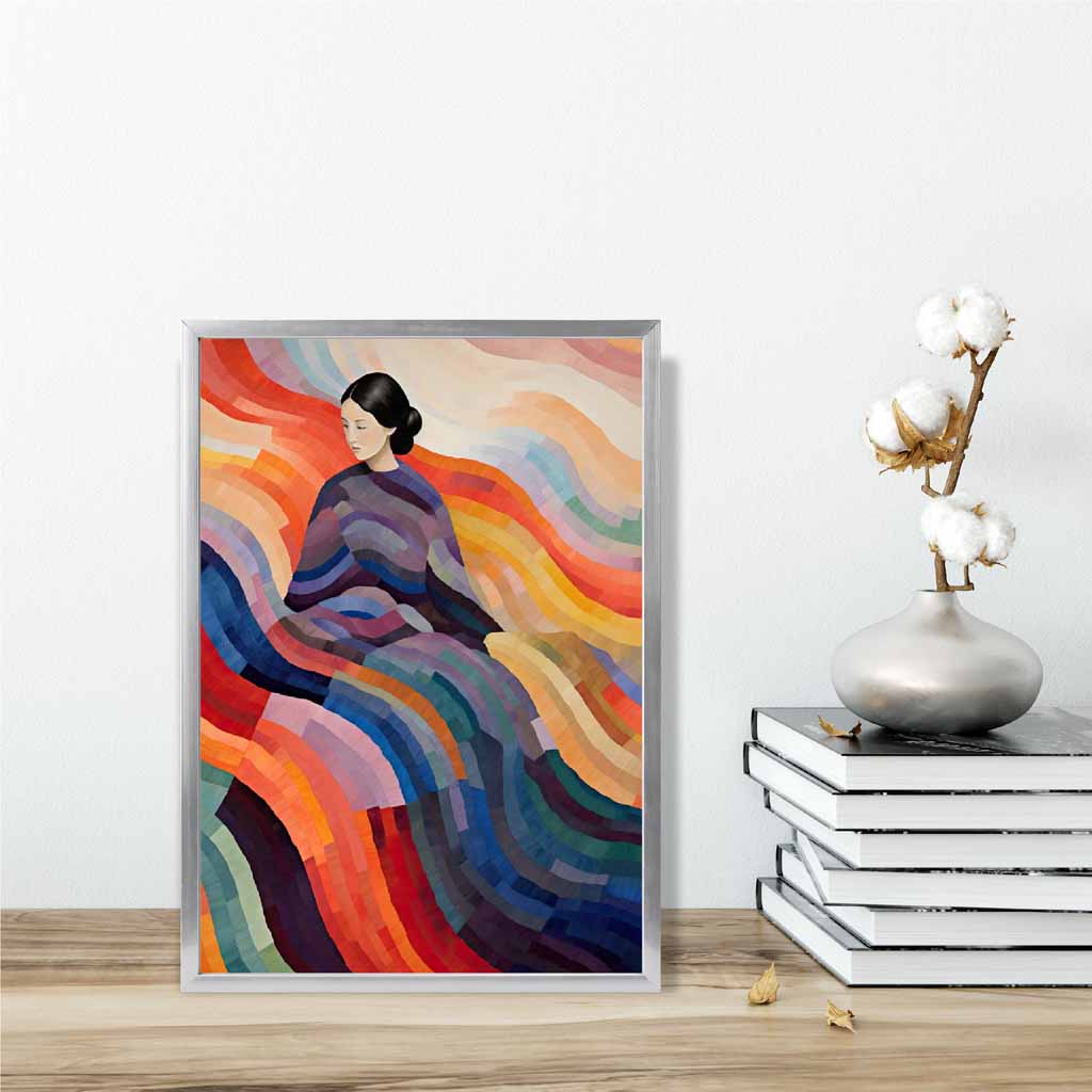 Vrouwen Abstract Surrealistisch Kunstwerk Print 6