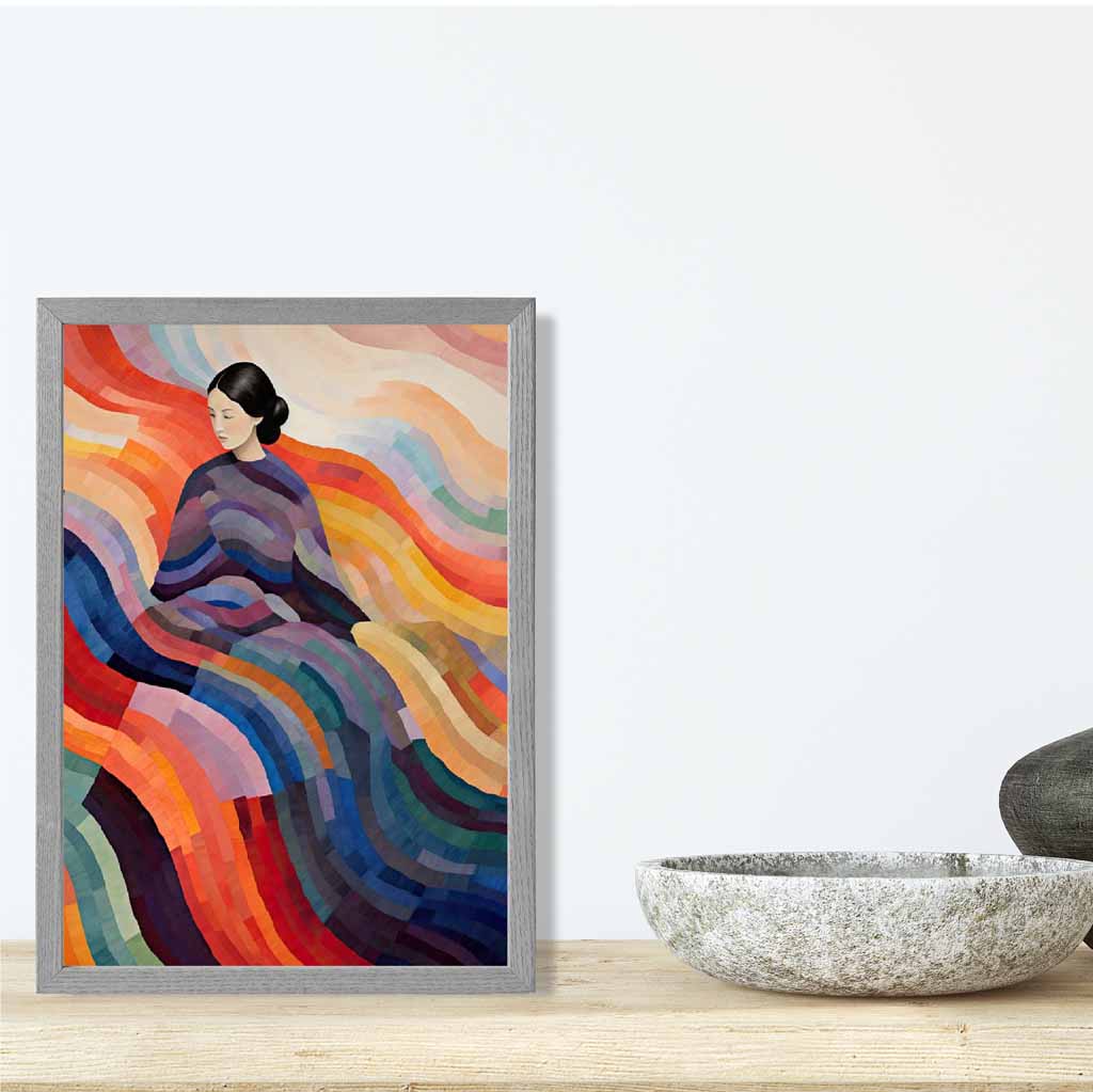 Vrouwen Abstract Surrealistisch Kunstwerk Print 8