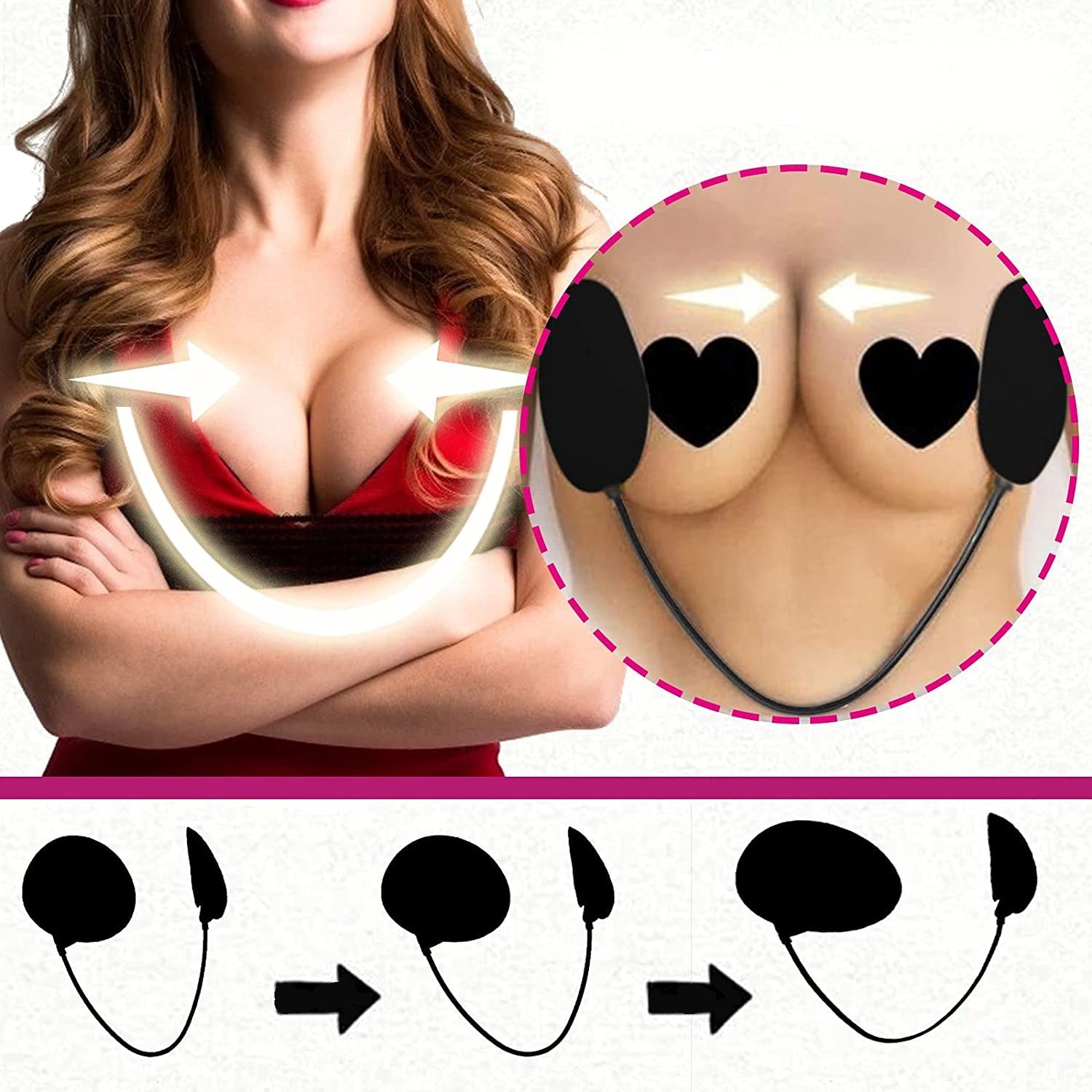 Vrouwen Bh Zonder Voorkant Innovatief Ontwerp voor Diepe Decolletés 2