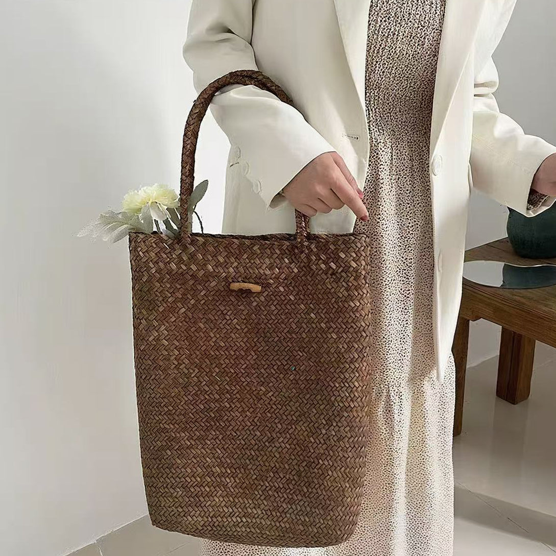 Vrouwen Handgemaakte Markt Tas Met Royale Afmetingen 1