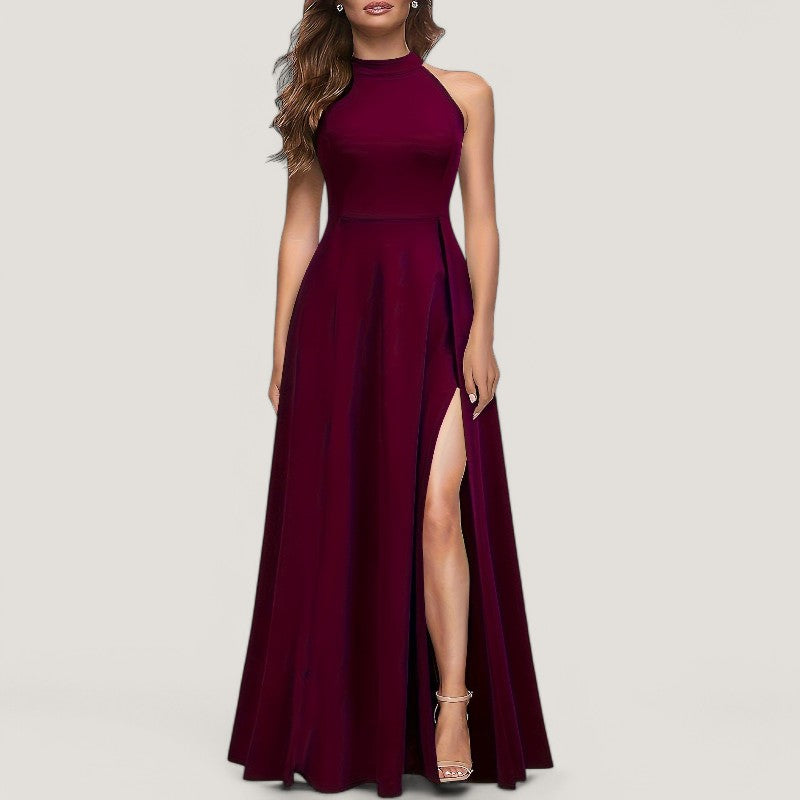 Vrouwen Maxi Jurk Zonder Mouwen Slim Fit 3