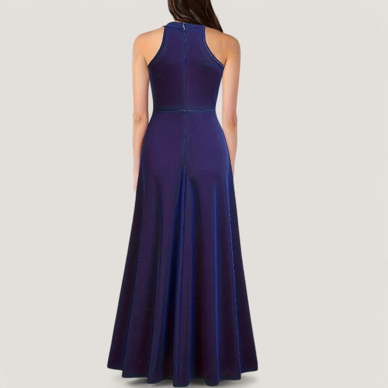 Vrouwen Maxi Jurk Zonder Mouwen Slim Fit 5