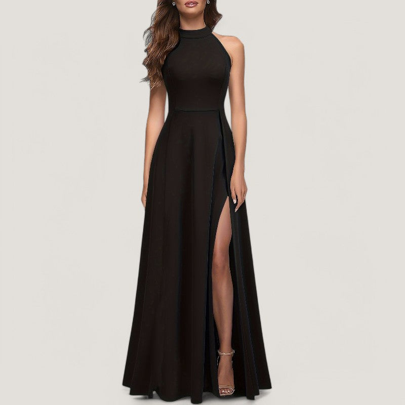 Vrouwen Maxi Jurk Zonder Mouwen Slim Fit 6