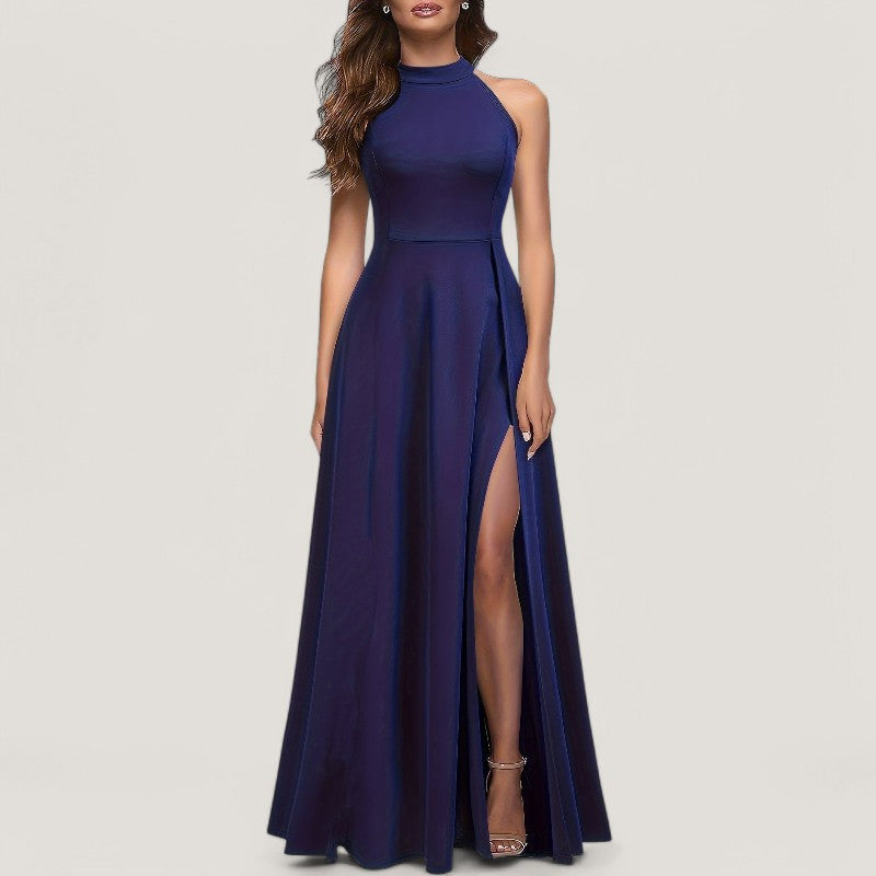 Vrouwen Maxi Jurk Zonder Mouwen Slim Fit 8