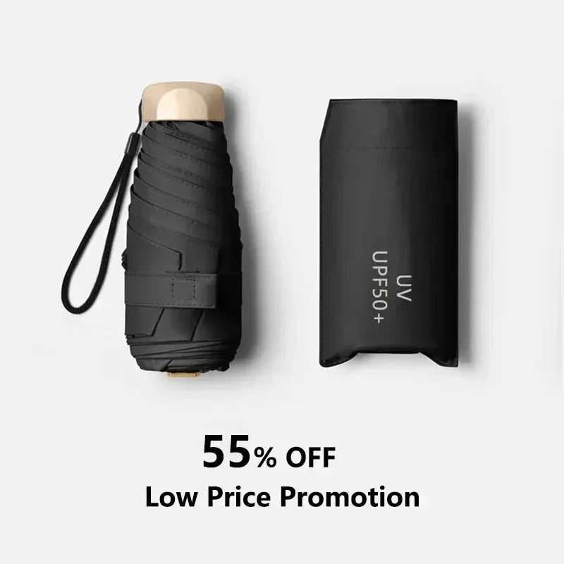 Vrouwen Mini Paraplu Opvouwbaar Compact 6
