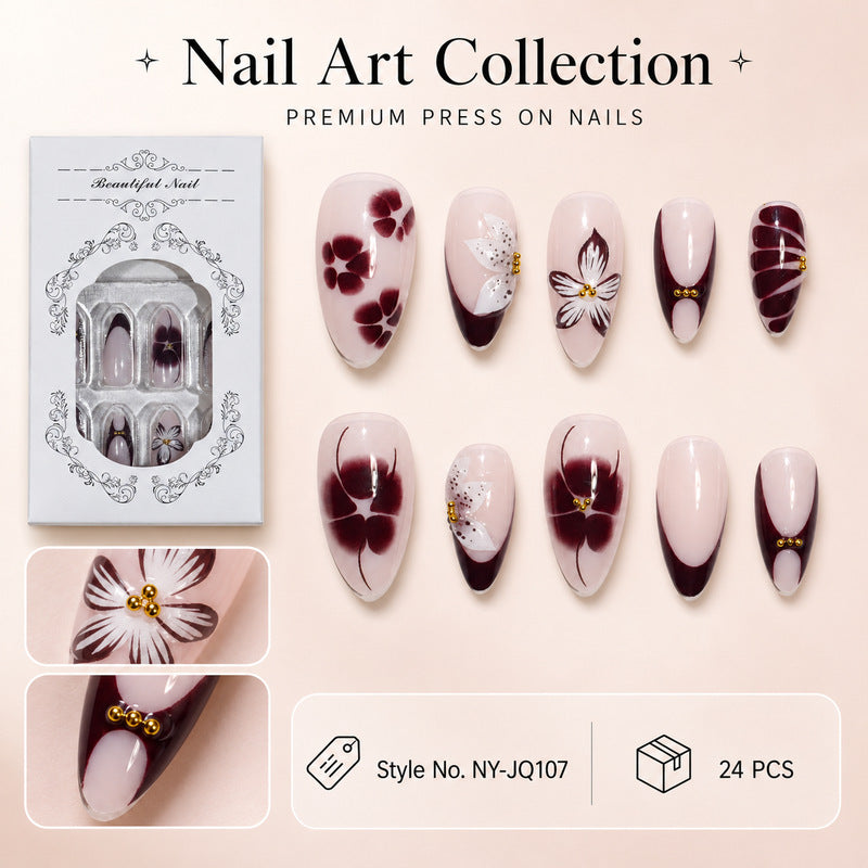 Vrouwen Nail Art Set Stijlvolle Boogdesigns 0