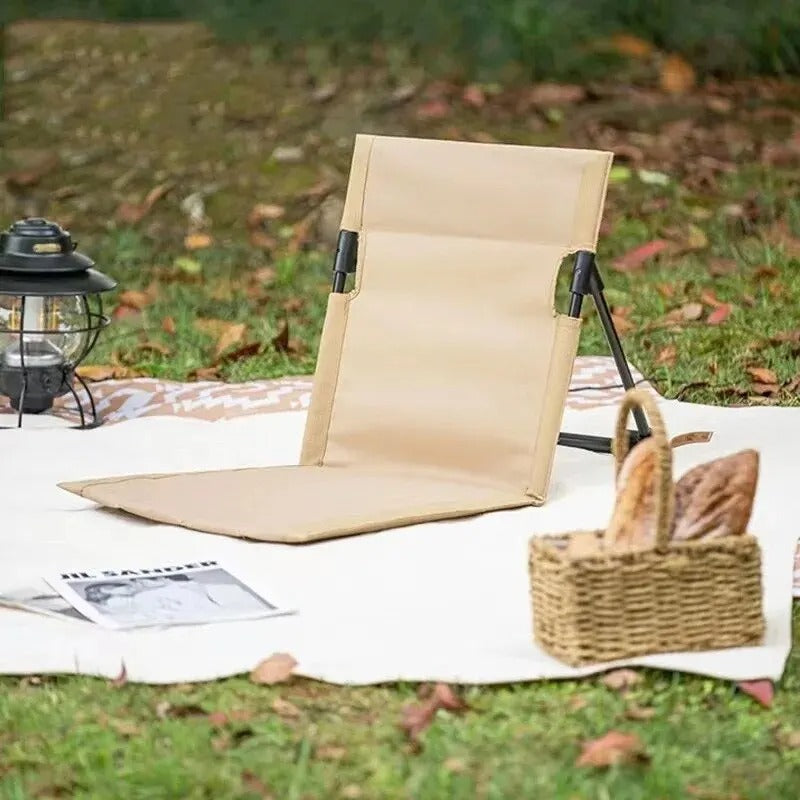 Vrouwen Opvouwbare Strandstoel met Rugleuning Lichtgewicht Design 1