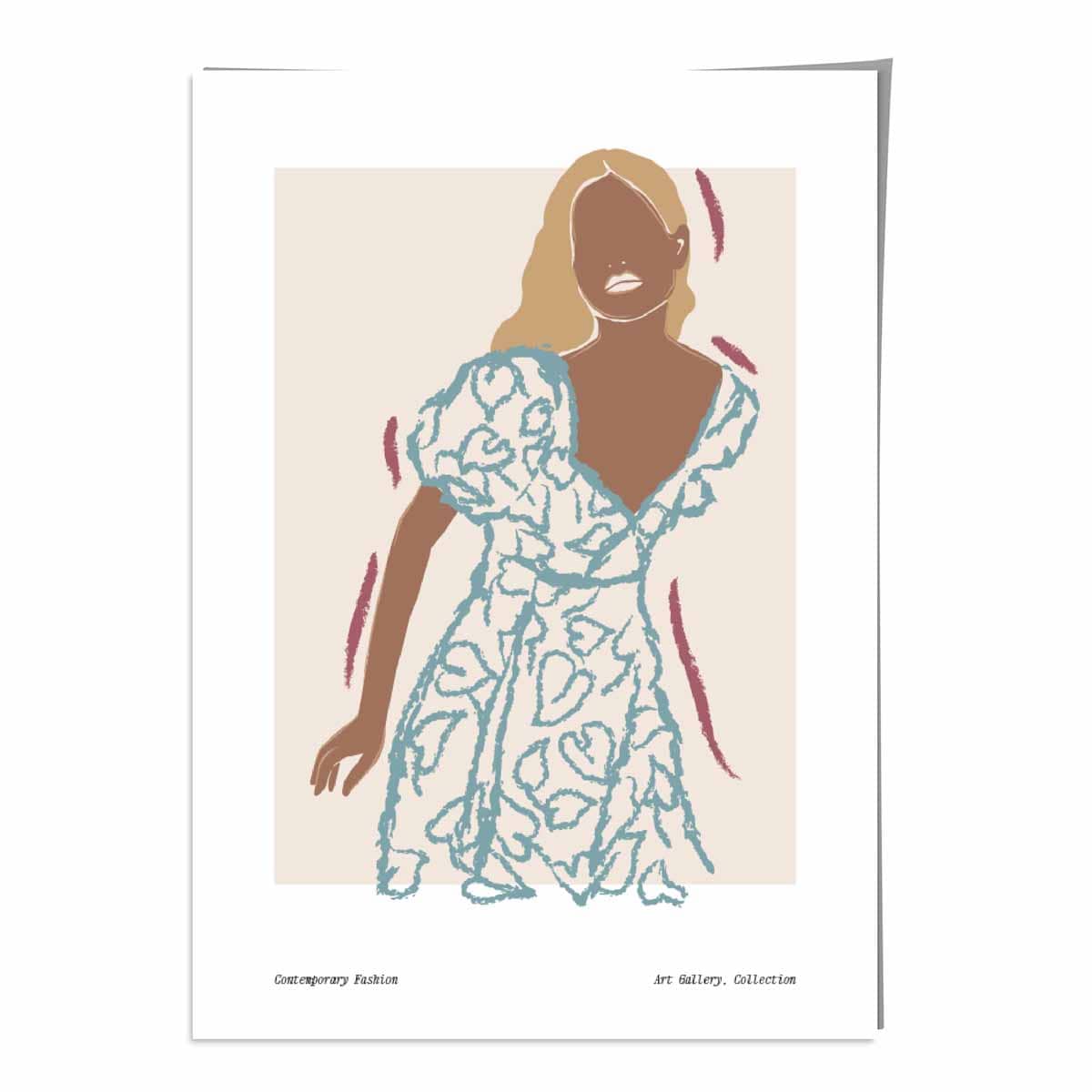 Vrouwen Poster Minimalistisch Design Modern Kunstwerk 0
