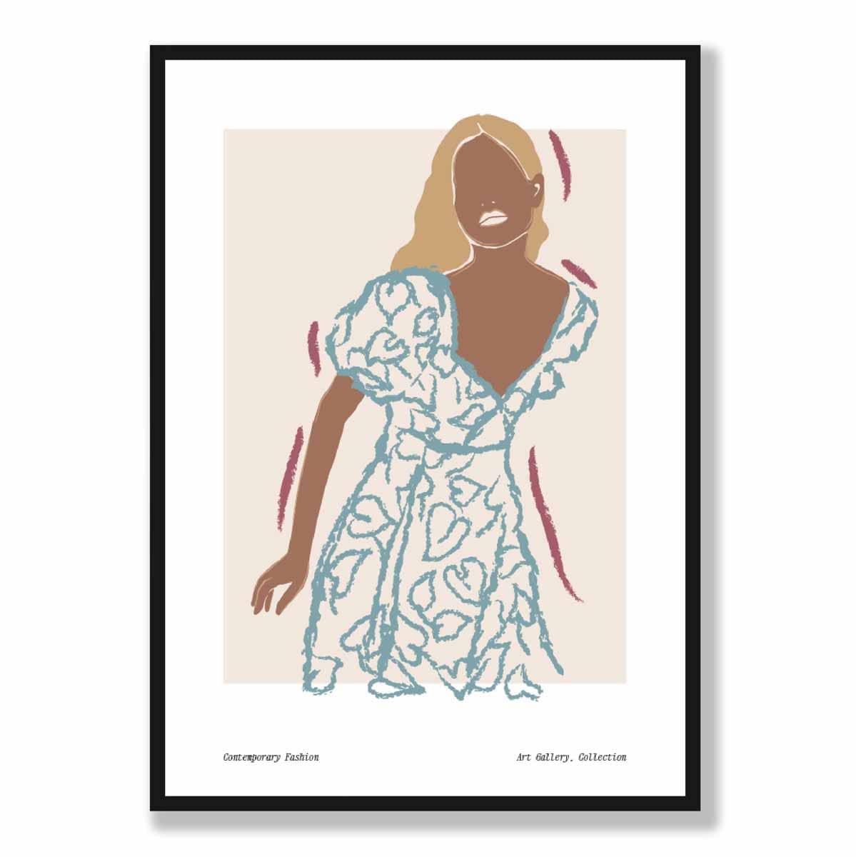 Vrouwen Poster Minimalistisch Design Modern Kunstwerk 5