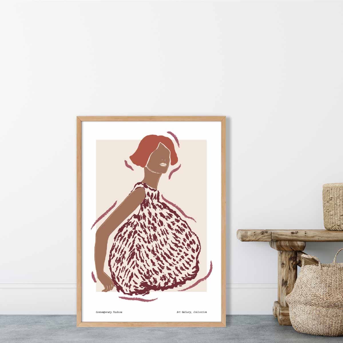 Vrouwen Poster Minimalistisch Modern Ontwerp voor Wanddecoratie 1