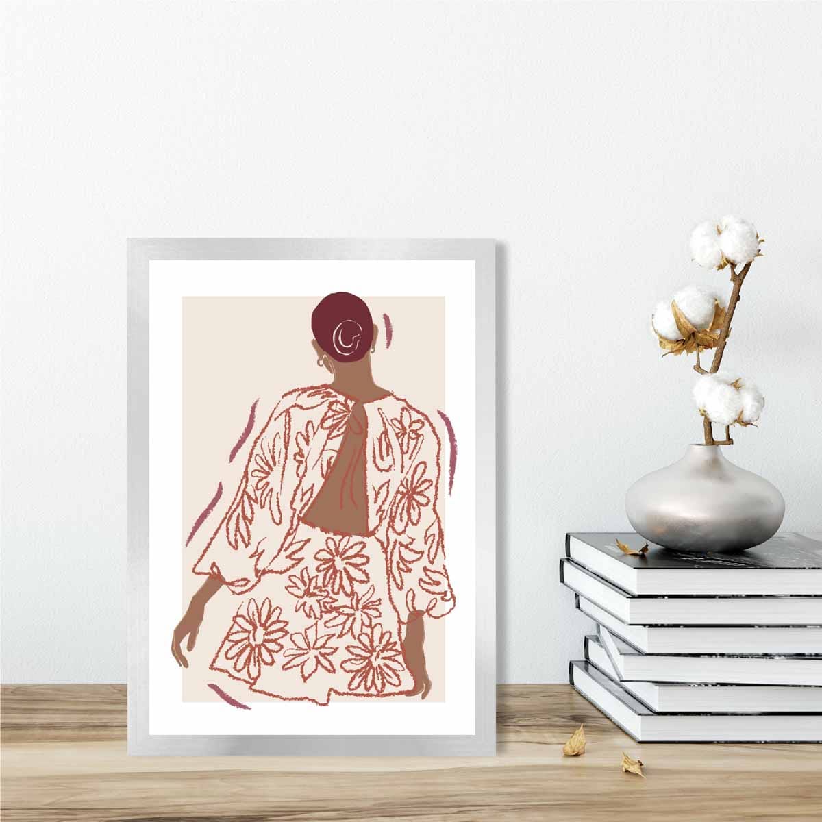Vrouwen Poster Minimalistisch Moderne Schets Design voor Interieur Decor 2