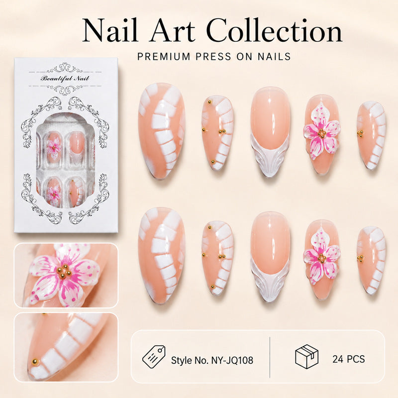 Vrouwen Press-On Nagels Artistiek Design voor Diverse Gelegenheden 0