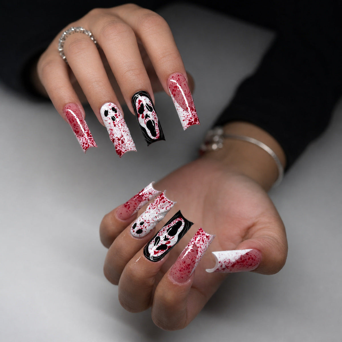 Vrouwen Press-On Nagels Artistiek Ontwerp 1