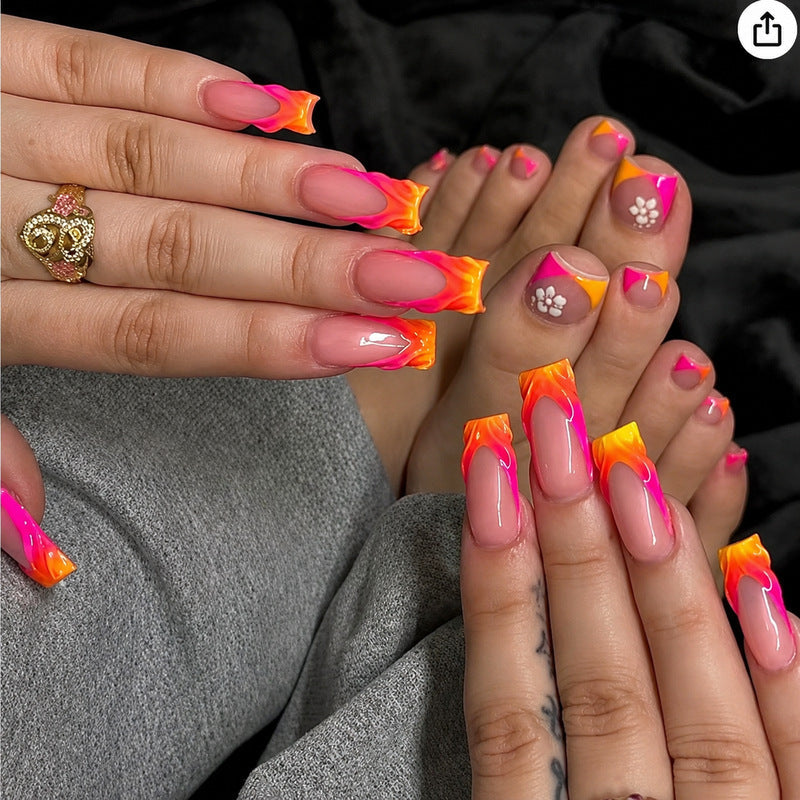 Vrouwen Press-On Nagels Bowlift Stijlvol Design 1