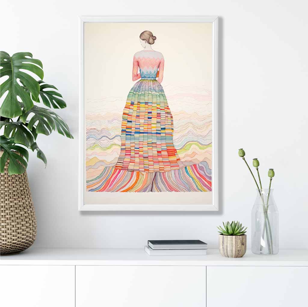 Vrouwenprint Abstracte Kunst Uniek Design voor Interieur 8