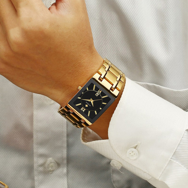 Luxe Vierkante Horloge