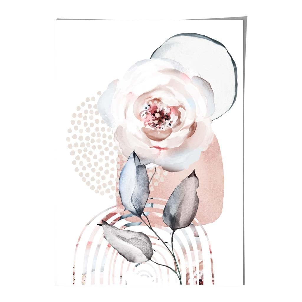 Wanddecoratie Abstracte Bloemenprint voor Woonkamer en Slaapkamer 0