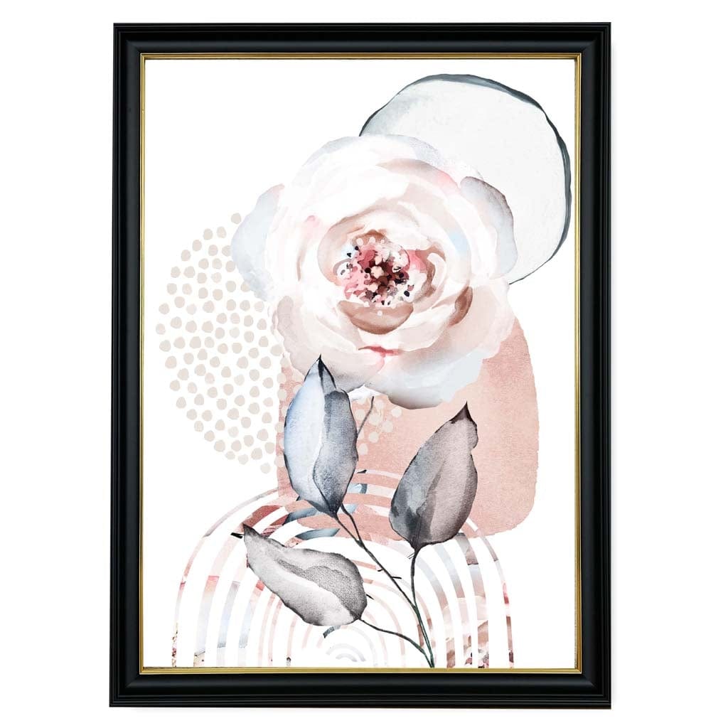 Wanddecoratie Abstracte Bloemenprint voor Woonkamer en Slaapkamer 1