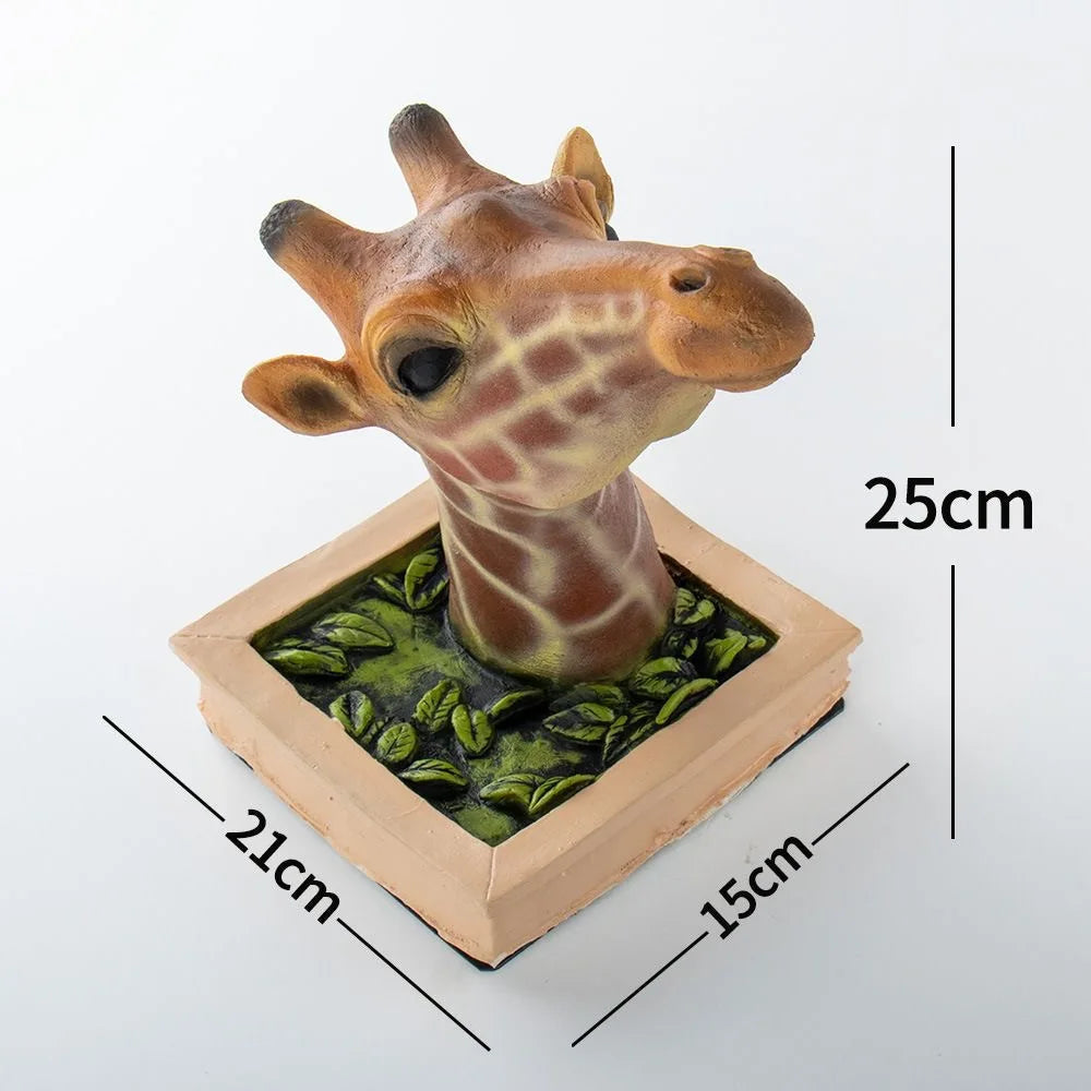 Wanddecoratie Giraffenkop 3D Sculptuur Voor Woonkamer Muurdecoratie 5