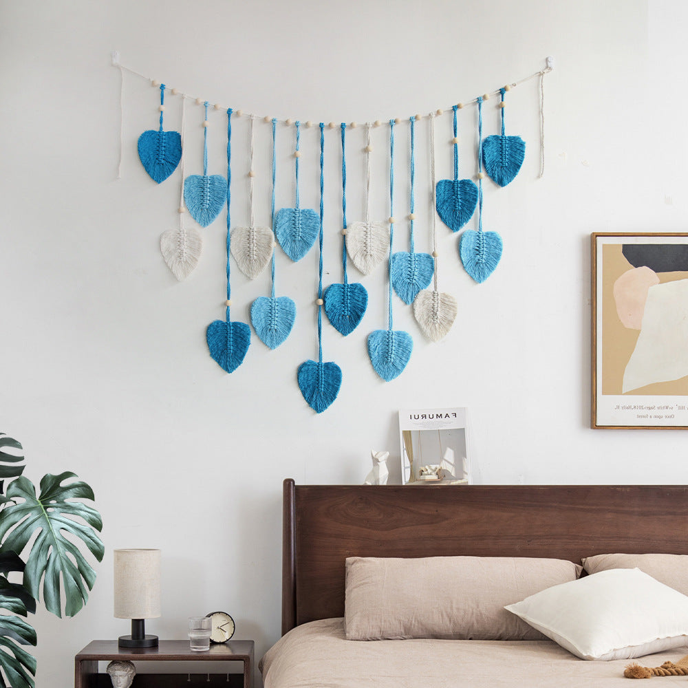 Wanddecoratie Macramé Bladeren voor Boho Muurdecoratie Woonkamer Slaapkamer 3