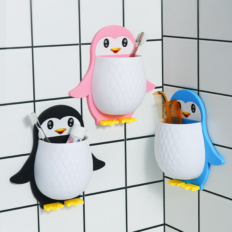 Wandgemonteerde Telefoonhouder in Pinguïn Design 5