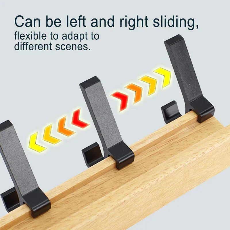 Wandkapstok met Beweegbare Haken Scandinavisch Design 4