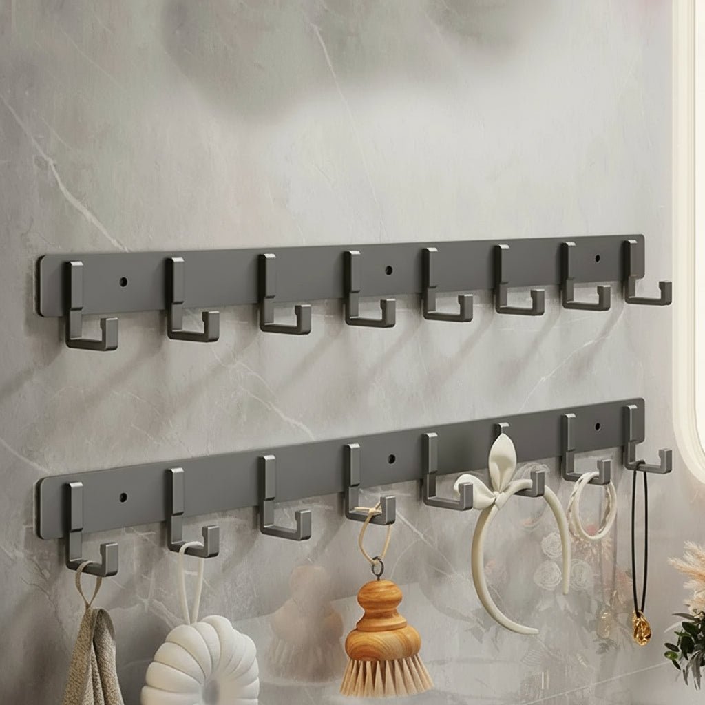 Wandkapstok met Zwarte Haken voor Modern Wonen 13