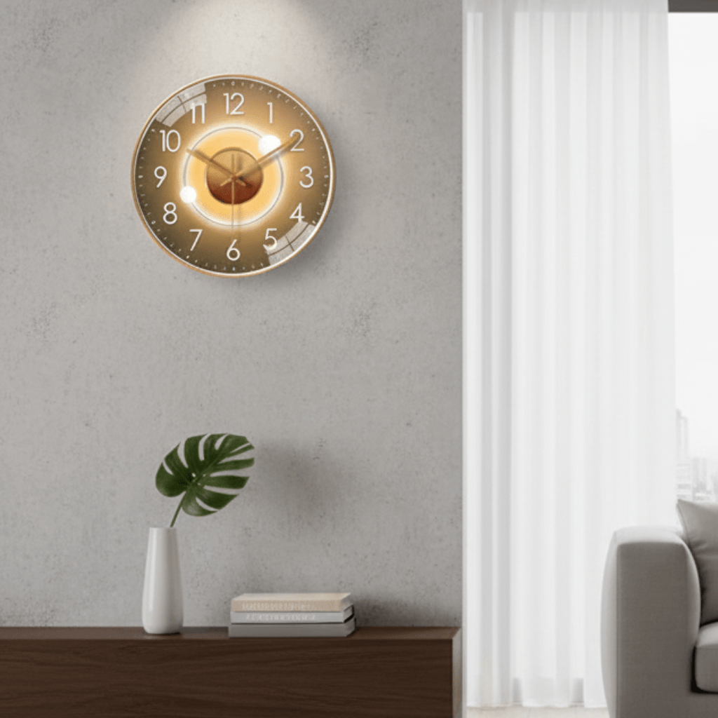 Wandklok Minimalistisch Design Stille Wijzerplaat 30 cm 0