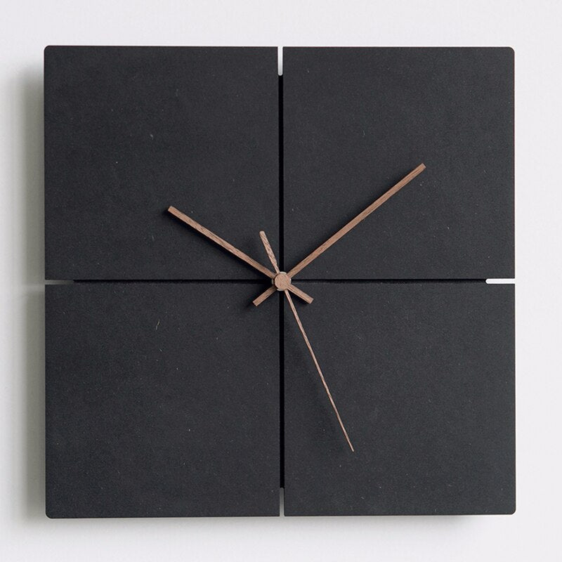 Wandklok Minimalistisch Rond of Vierkant voor Thuis en Kantoor 3
