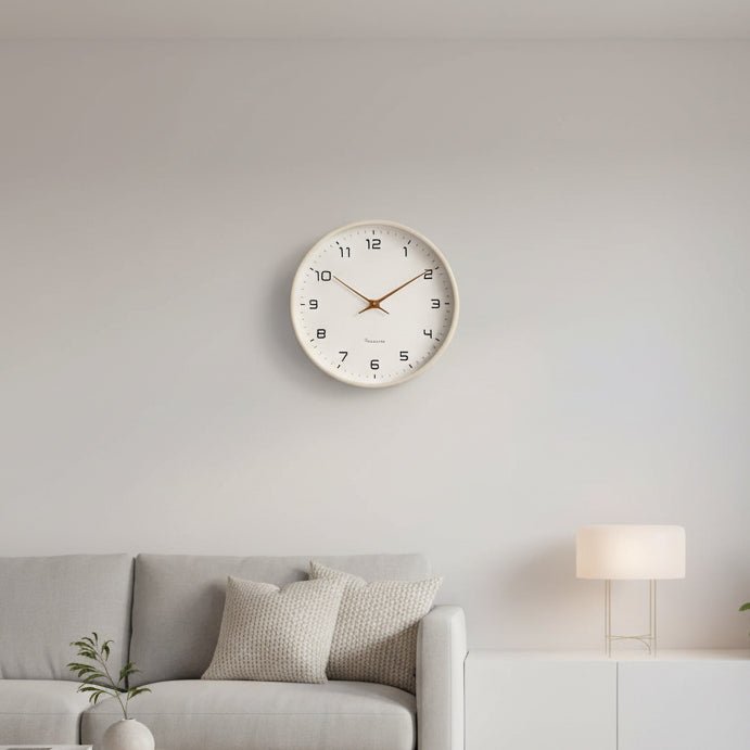 Wandklok Modern Minimalistisch Houtdesign 2