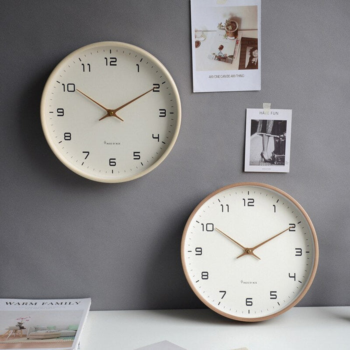 Wandklok Scandinavisch Hout Minimalistisch 2