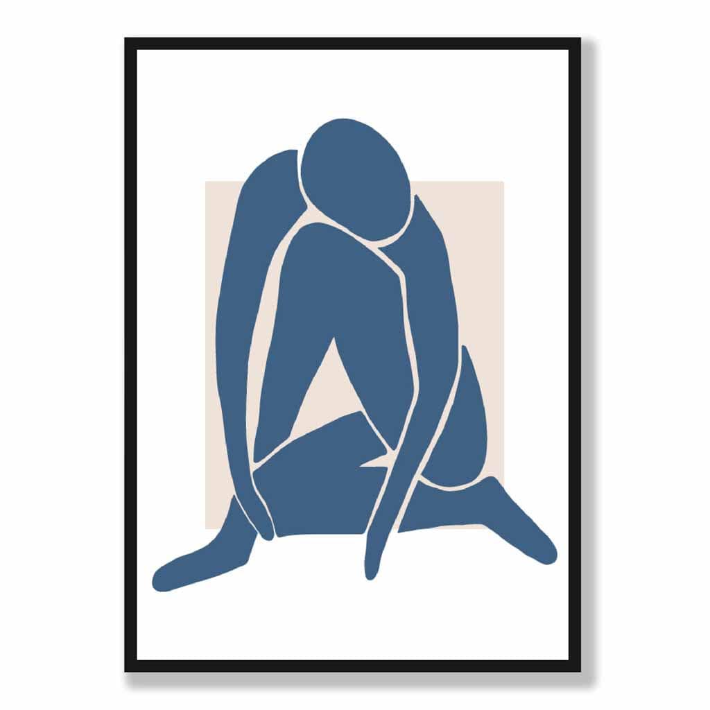 Wandkunst Print Matisse Geïnspireerd Blauw 0