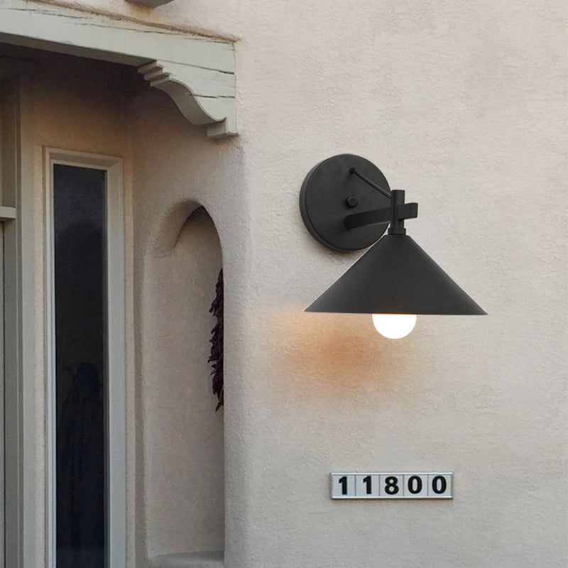 Wandlamp Buiten Kegel Industriële Stijl 4