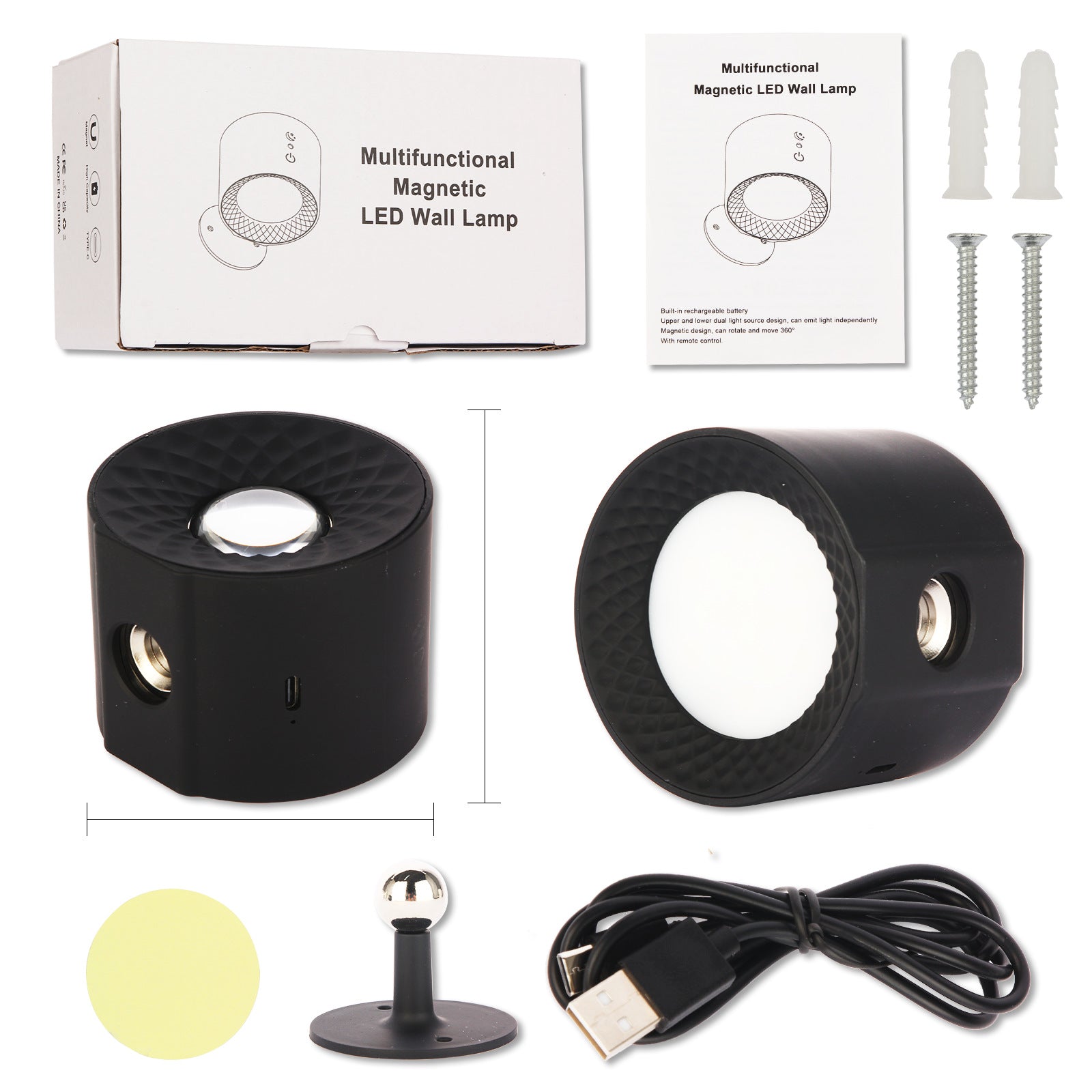 Wandlamp LED 360° Rotatie Modern 2