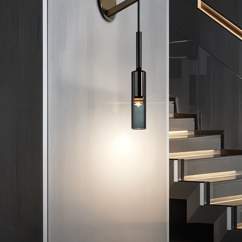 Wandlamp Minimalistisch Rookglas 1