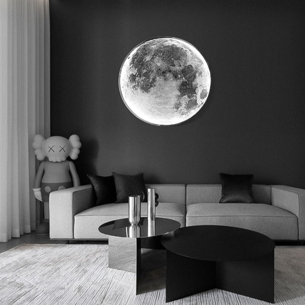 Wandlamp Plafondlamp 3D Maan of Aarde 7
