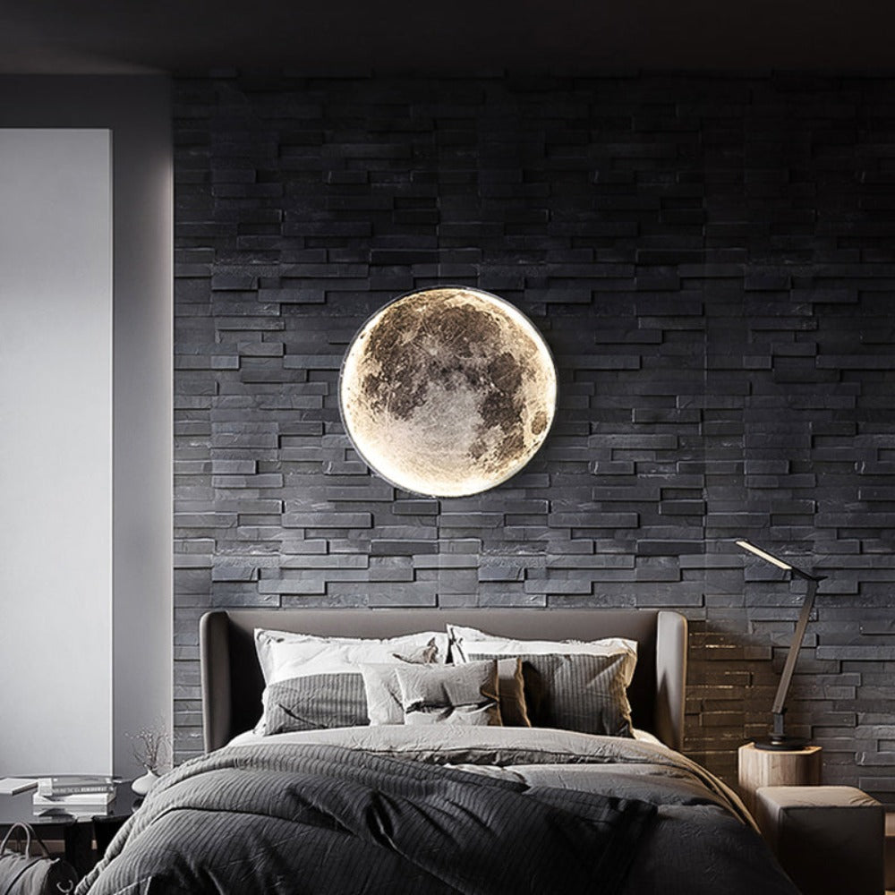 Wandlamp Plafondlamp 3D Maan of Aarde 9