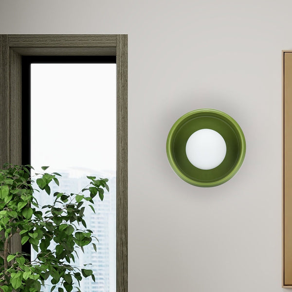 Wandlamp Ronde Keramische Stijl 6