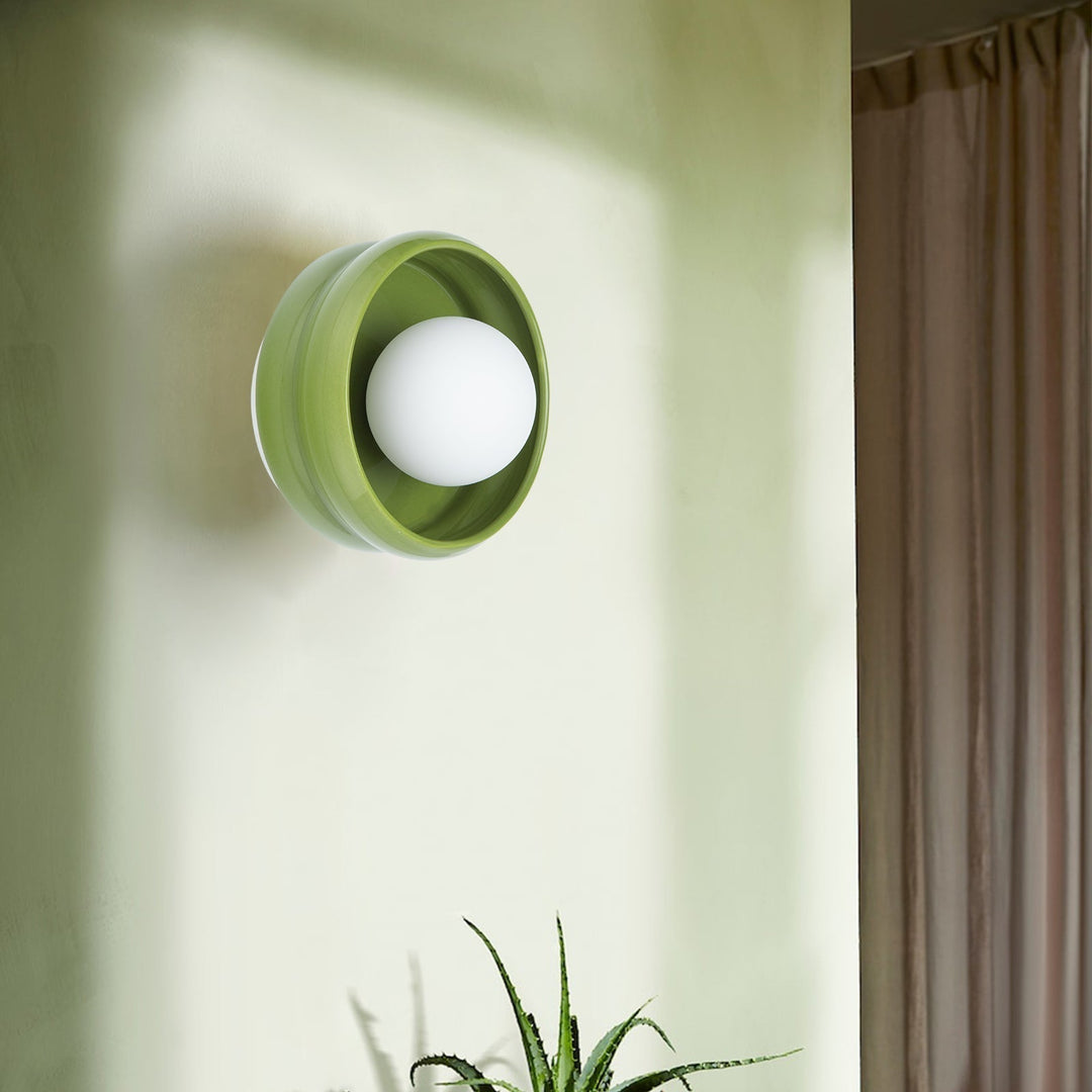 Wandlamp Ronde Keramische Stijl 7