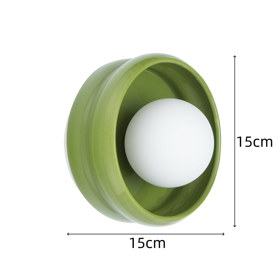 Wandlamp Ronde Keramische Stijl 9