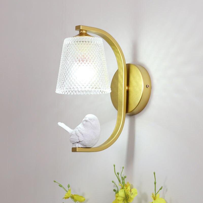 Wandlamp Vogellamp Rustiek Ontwerp voor Binnengebruik 2
