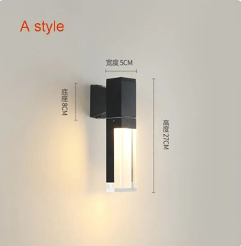 Wandlamp met Bewegingssensor Modern Ontwerp voor Binnen en Buiten 0