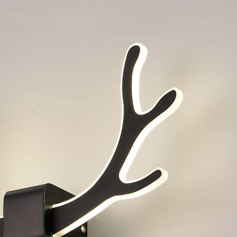 Wandlamp met Bewegingssensor en Creatief Hertengewei 2