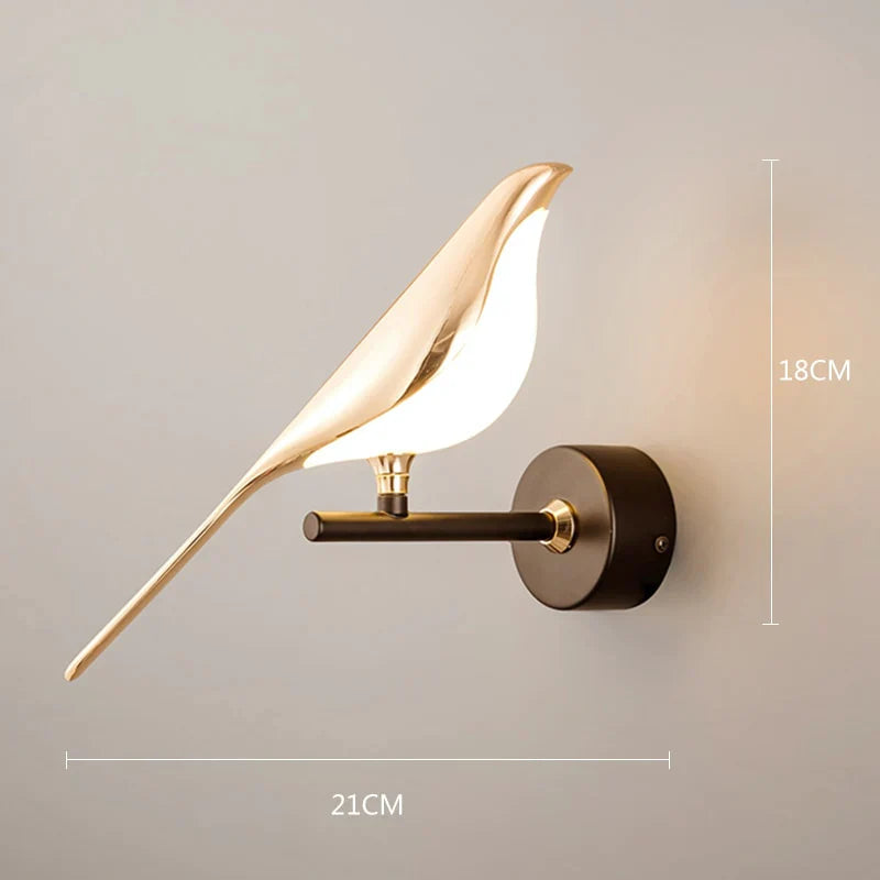 Wandlamp voor Thuis Decoratie met Vogelontwerp 0