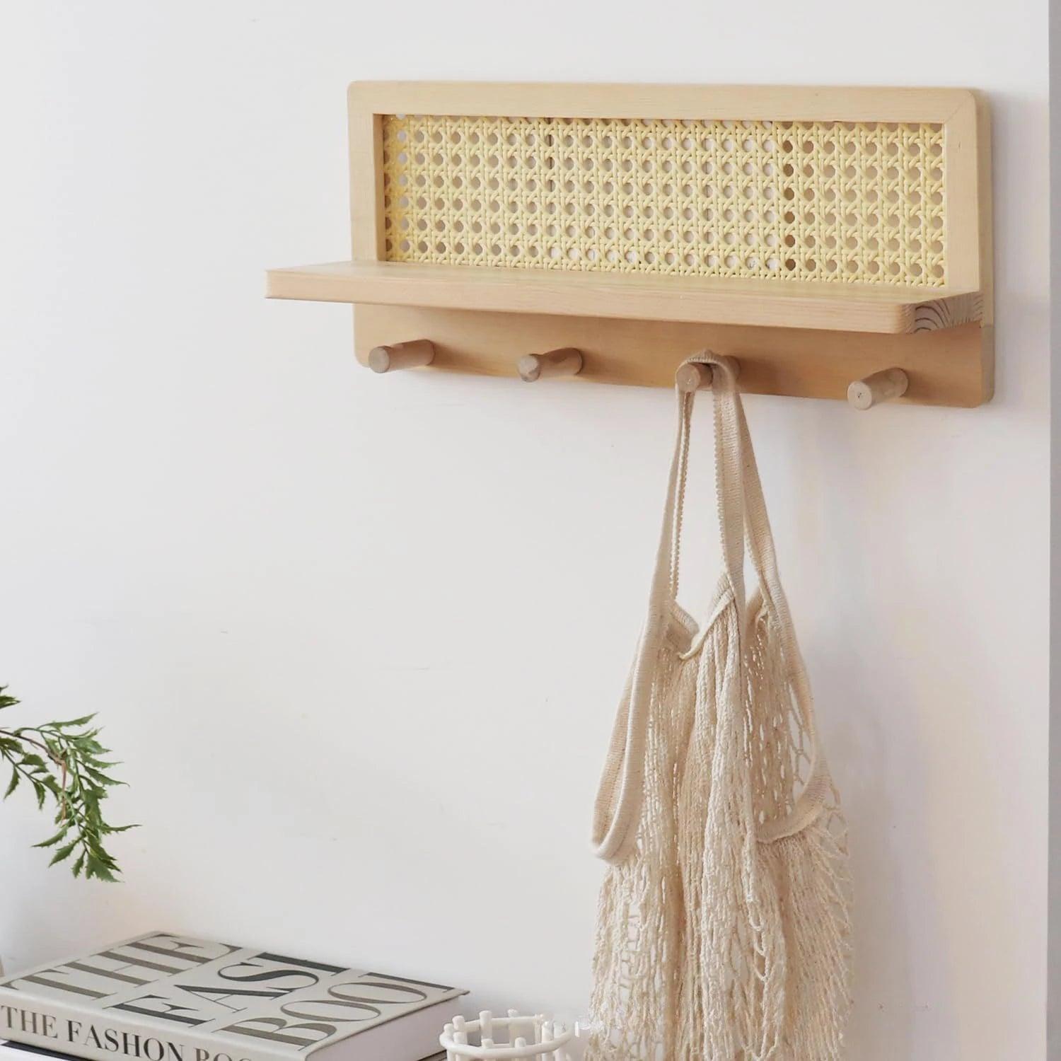 Wandplank Voor Kleding en Sleutels Modern Minimalistisch Design 2