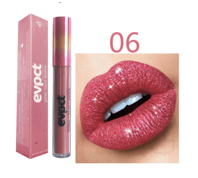 Waterdichte Glitter Lippenstift met Langdurige Glans 15