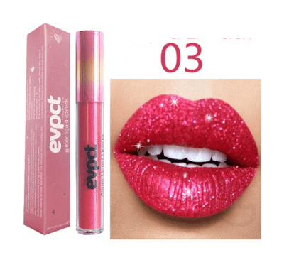 Waterdichte Glitter Lippenstift met Langdurige Glans 8